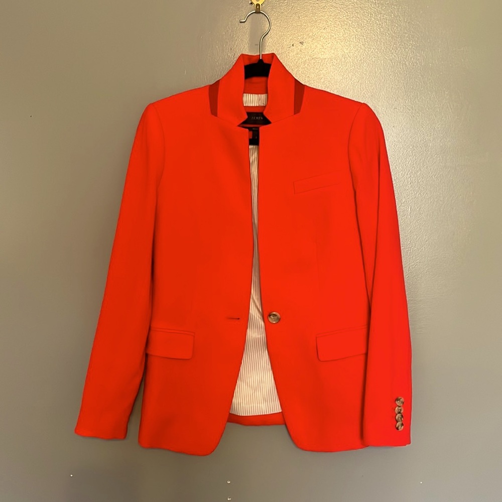 J. Crew Regent Blazer Red Women’s Size 2